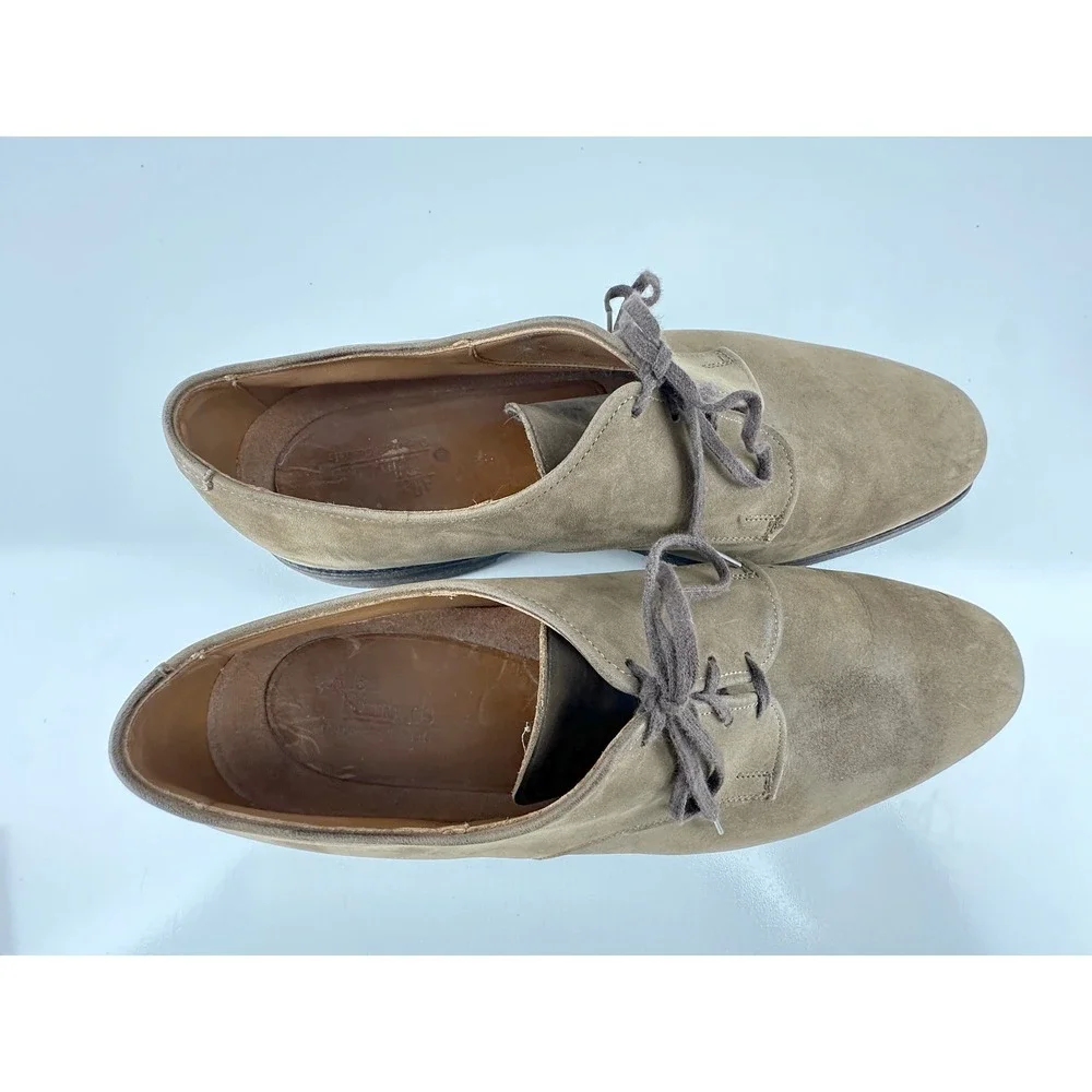 Allen Edmonds Corporate Casuals Mens‎ Brown Suede Oxford Shoes Size 12 D